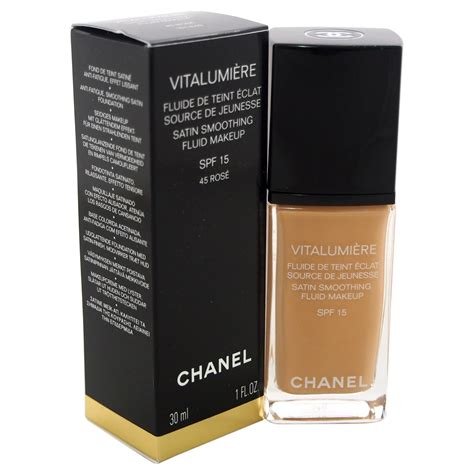 chanel vitalumiere rose 45|chanel vitalumiere foundation color chart.